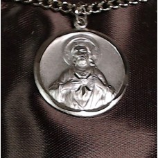  Sacred Heart Medal on Chain
